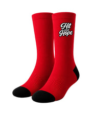Basic Red long golf socks by HIT AND HOPE