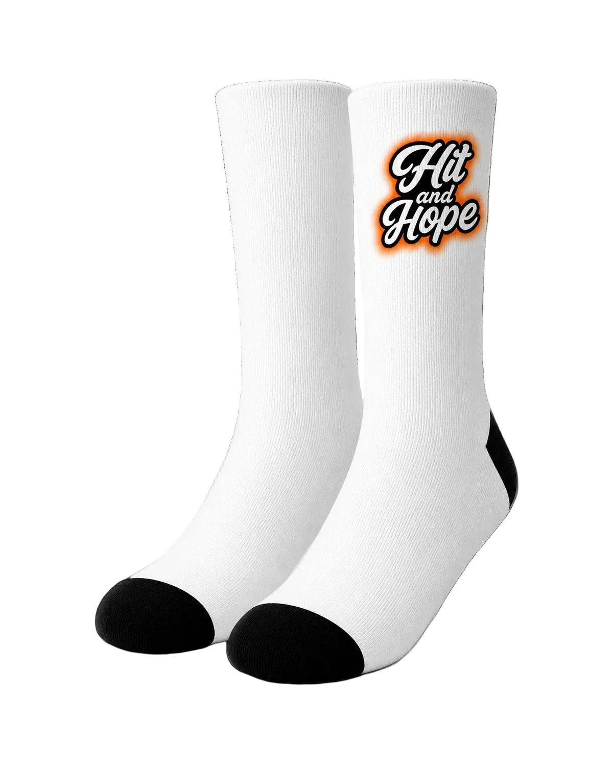 Basic White long golf socks by HIT AND HOPE