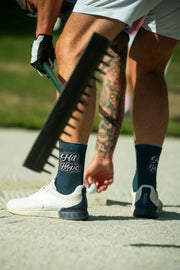 HIT AND HOPE Golf Socks - Basic Petrol