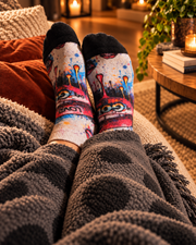 HIT AND HOPE Quarter Socks - Hot Lips