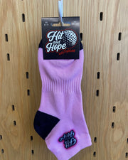 HIT AND HOPE Quarter Socks - Basic Pink