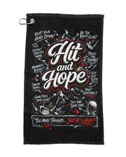 HIT AND HOPE Golf Towel