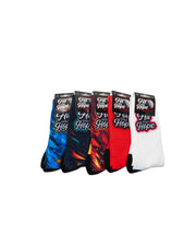 HIT AND HOPE Golf Socks - Basic Red