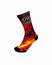 HIT AND HOPE Golf Socks - Galaxy Red Orange